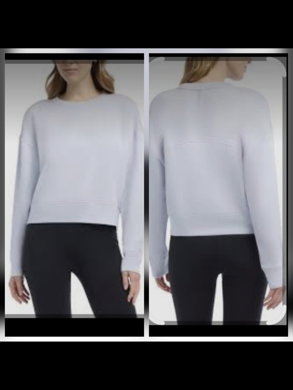 Danskin Luxe Cropped Sweatshirt